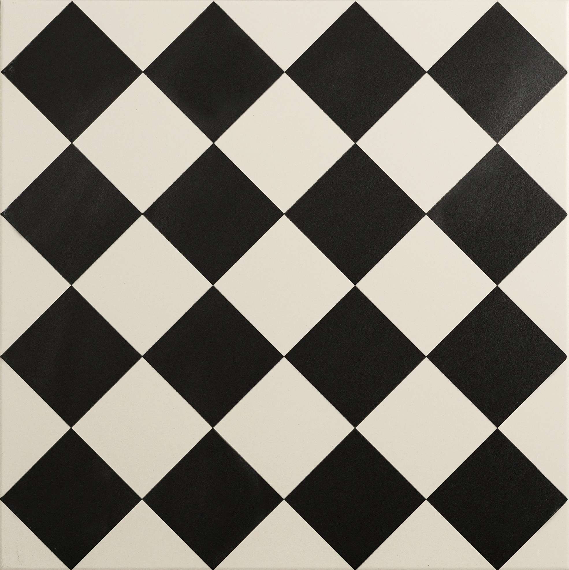 Original Style Odyssey Grande Harlequin Small Black on Chalk Tile 30x30cm-