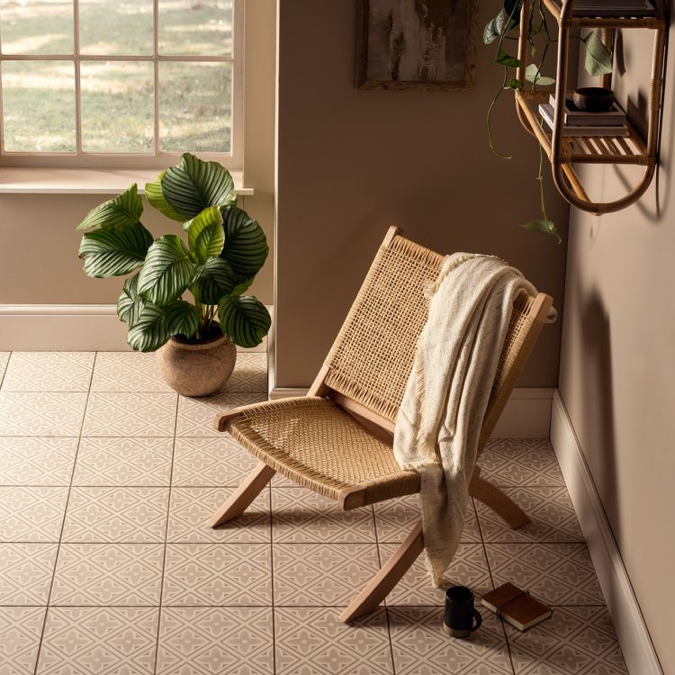 Original Style Odyssey Grande Leigh Taupe on Chalk Tile 30x30cm-