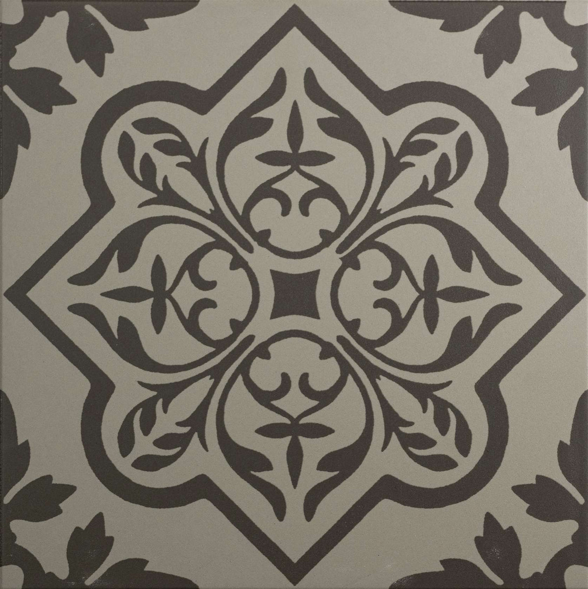 Original Style Odyssey Grande Pentillie Dark Grey on Grey Tile 30x30cm-