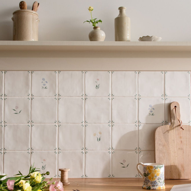 Original Style Spring May Ceramic Wall Tile 13x13cm