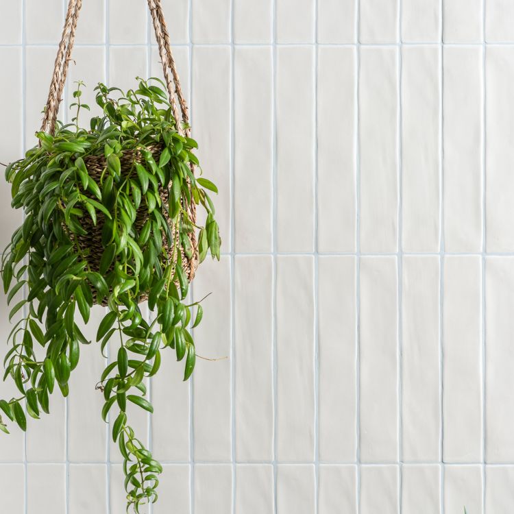 Original Style Tileworks Sherbet White Brick Tile 5x25cm-