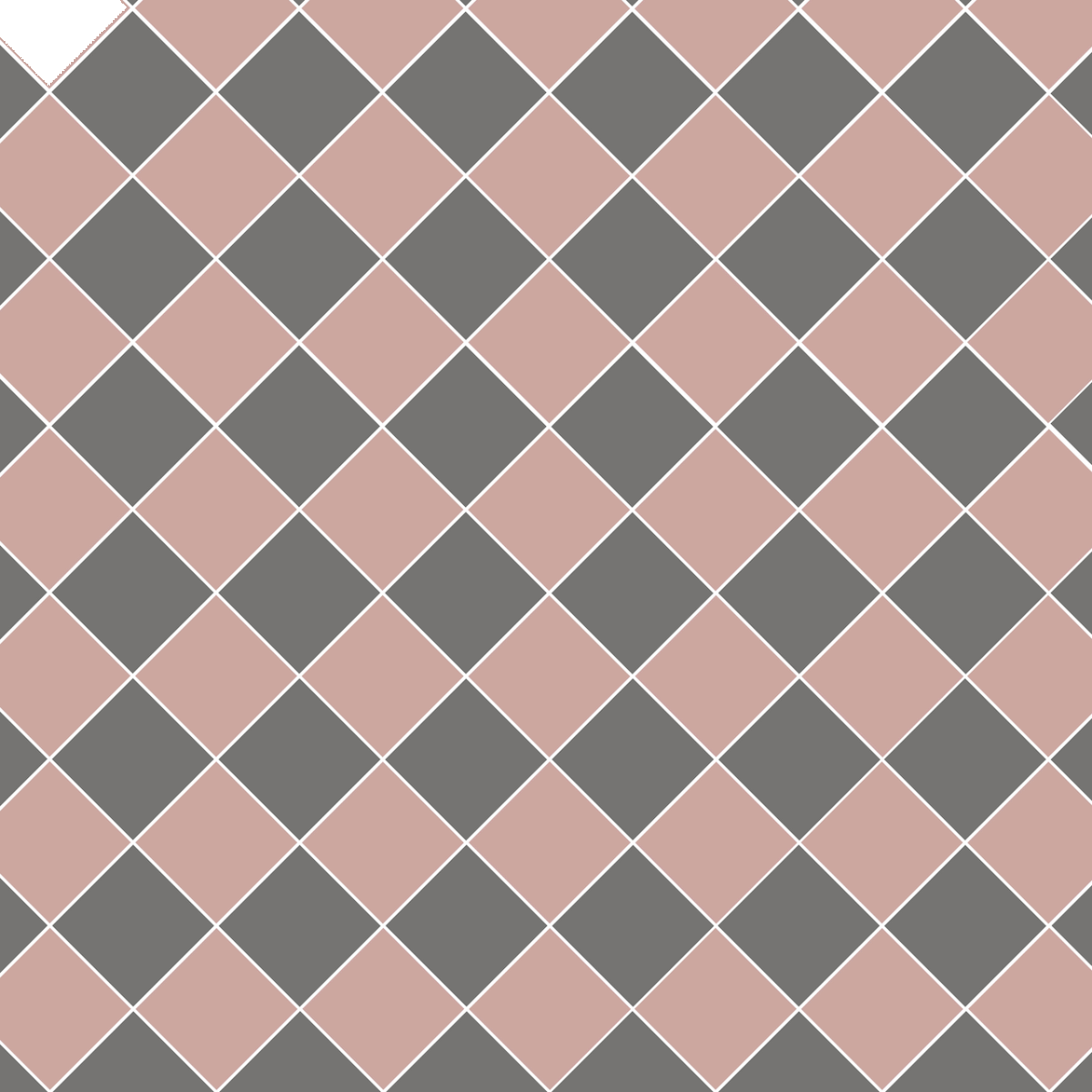 Original Style Victorian Dorchester Carnation Pink Pattern-Floor-Tile