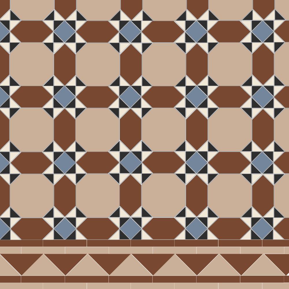 Original Style Victorian Inverlochy Pattern-Floor-Tile