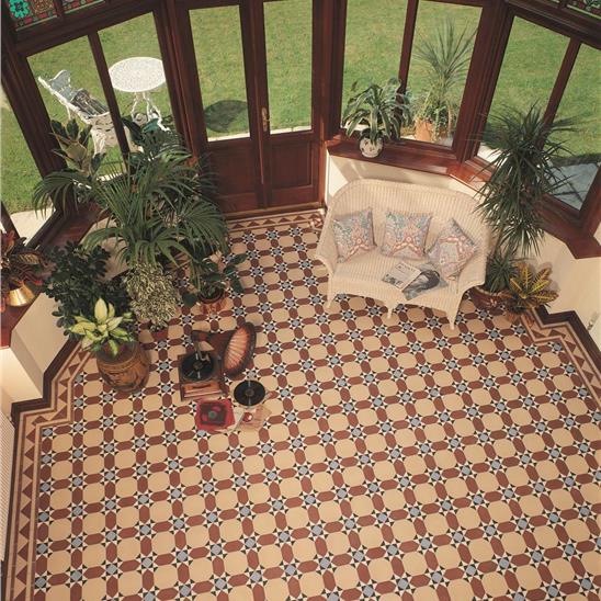 Original Style Victorian Inverlochy Pattern-Floor-Tile