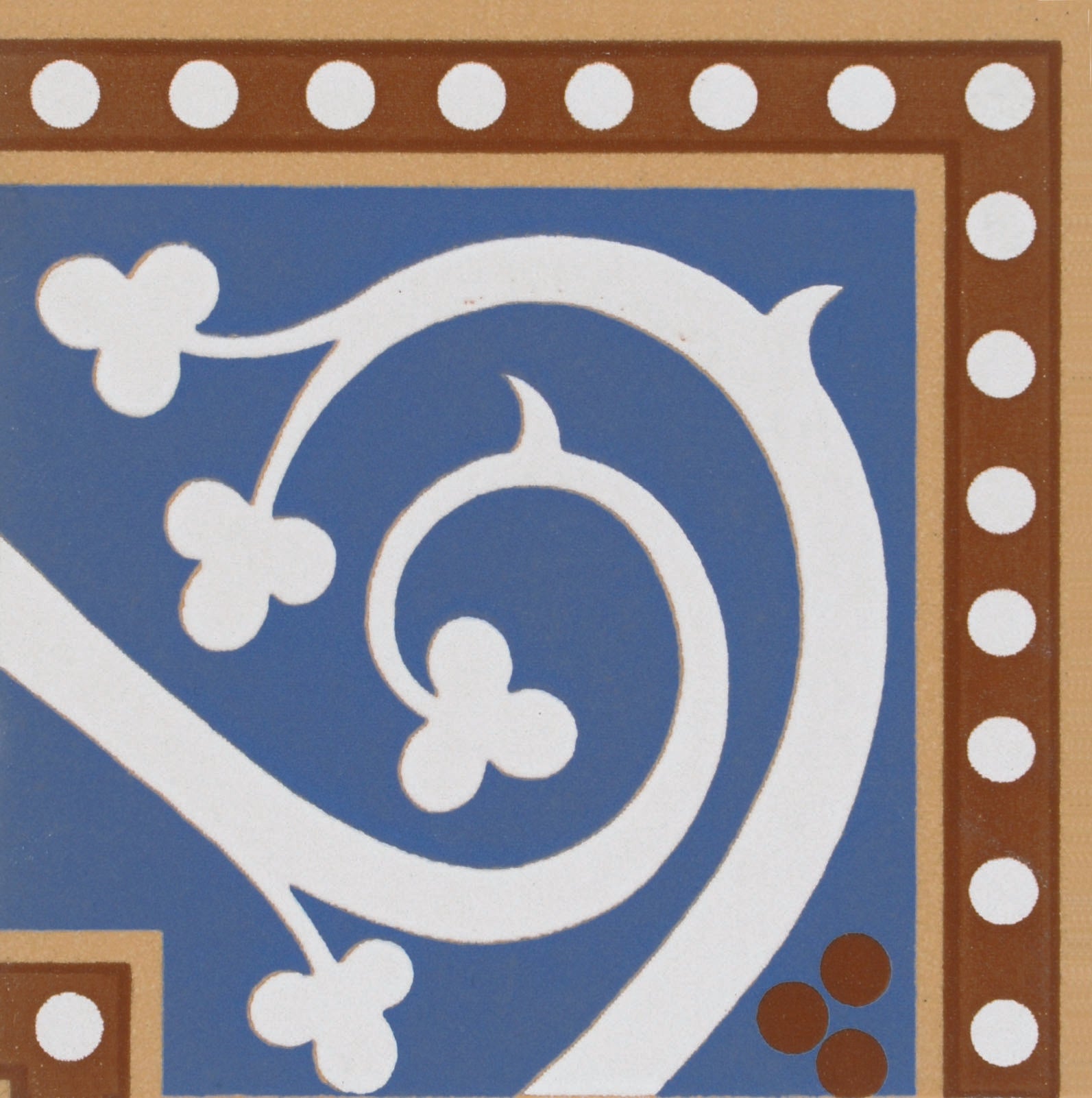 Original Style Victorian Kitchener Corner-Blue-IM-0022708-Floor-Tile