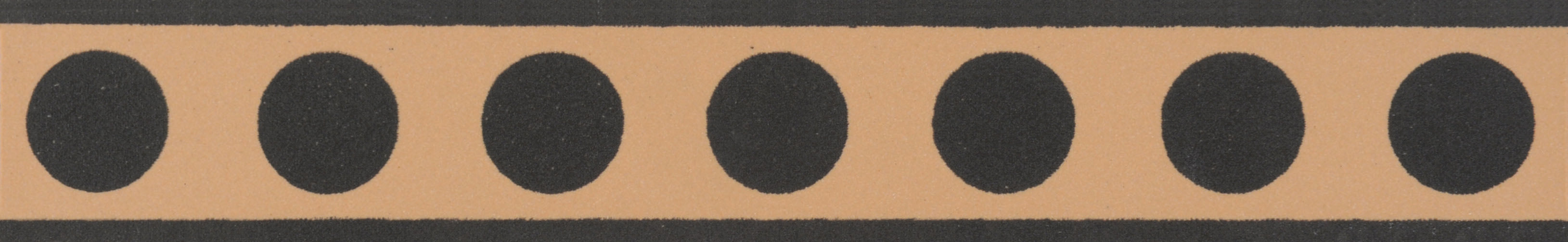Original Style Victorian Melbourne Border-Black Spot on Buff-IM-0005302-Floor-Tile