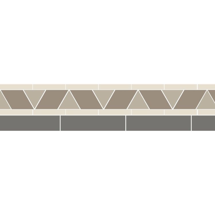 Original Style Victorian Rossetti Chester Mews and Holkham Dune Border-Floor-Tile