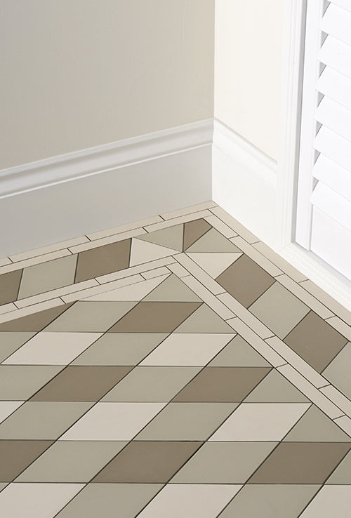 Original Style Victorian St Andrews 3 colour Pattern-Floor-Tile