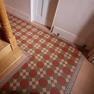 Original Style Victorian Warwick Pattern-Floor-Tile