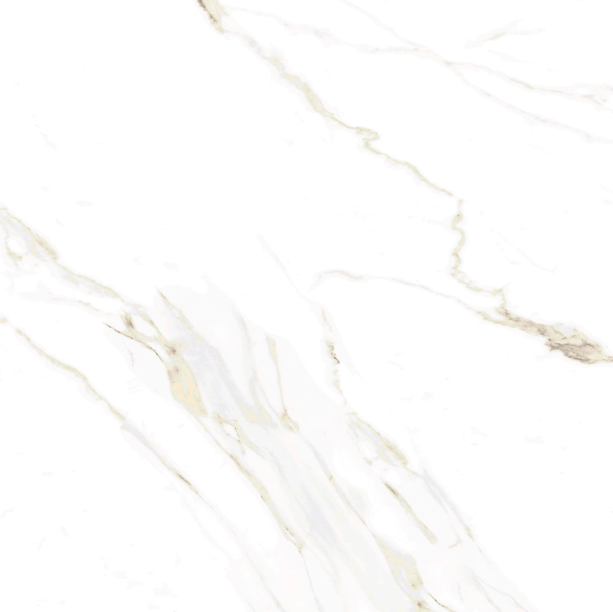 Oro Marble Effect Gloss Porcelain Floor Tile 60x60cm