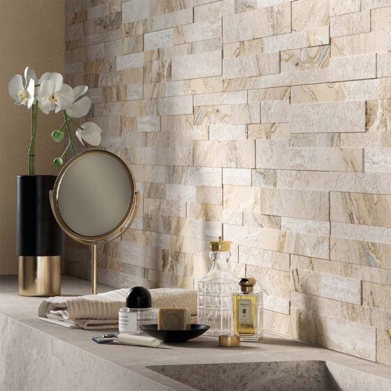 Oswald Beige Porcelain Cladding 15x61cm