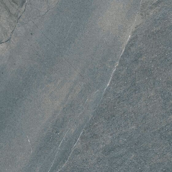 Frontera Graphite Semi-Polished Glazed Porcelain Wall and Floor Tile 90x90cm