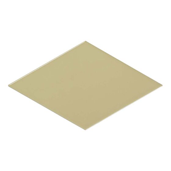 Vintage Rhomboid Yellow Ceramic Wall Tile 15x26cm