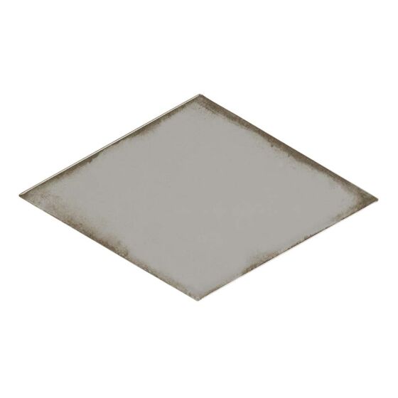Vintage Rhomboid Taupe Ceramic Wall Tile 15x26cm