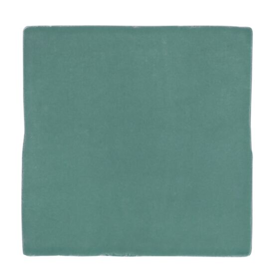 Verona Flash Turquoise Gloss Ceramic Wall Tile 13x13cm