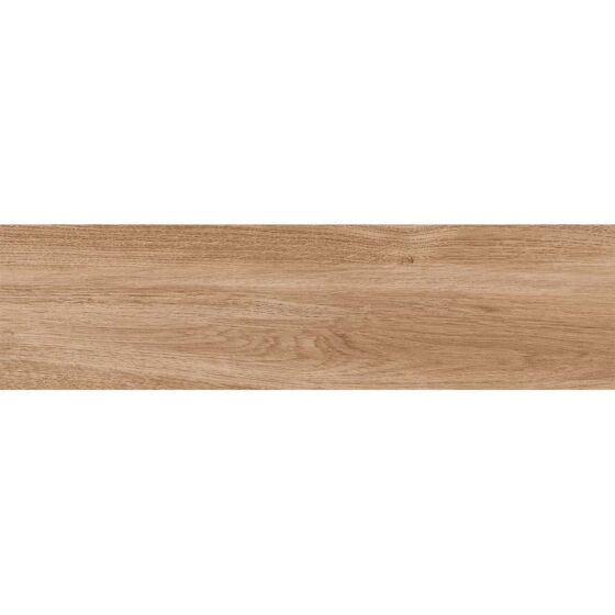 Verona Sherwood Oak Glazed Porcelain Wall and Floor Tile 15x60cm