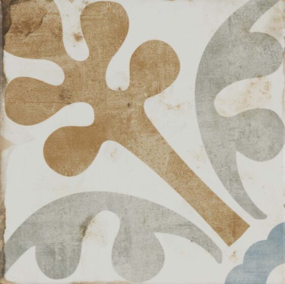 Garcia Patrona Patchwork Mix Matt Glazed Porcelain Wall & Floor Tile 20x20cm