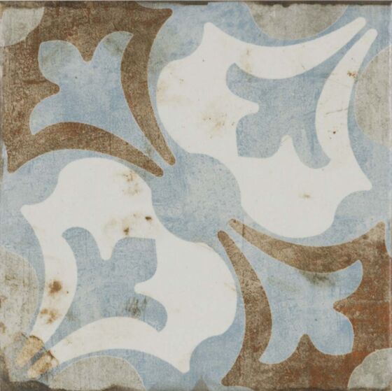 Garcia Patrona Patchwork Mix Matt Glazed Porcelain Wall & Floor Tile 20x20cm