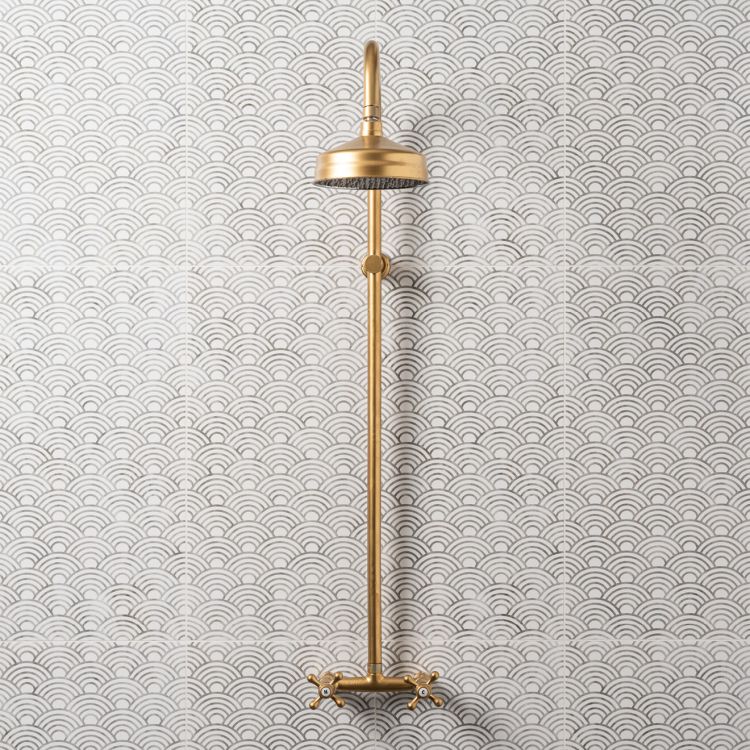 Original Style Living Palazzo Pettina Polished Glazed Ceramic Tile 30x60cm