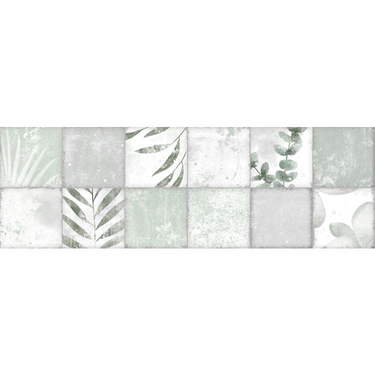 Original Style Living Patchwork Botanical Ivy Tile 30x100cm
