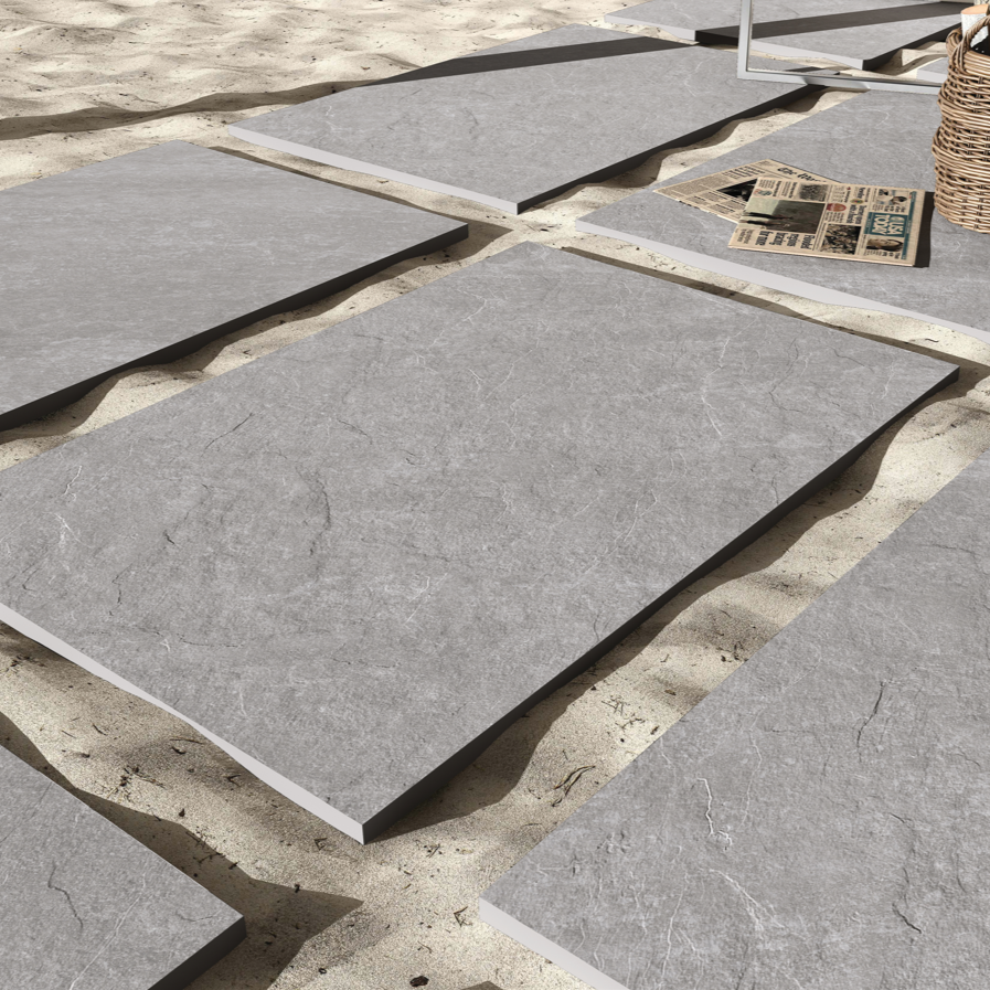 Quartz Grey 20mm Outdoor Porcelain Slab Tile 60x90cm