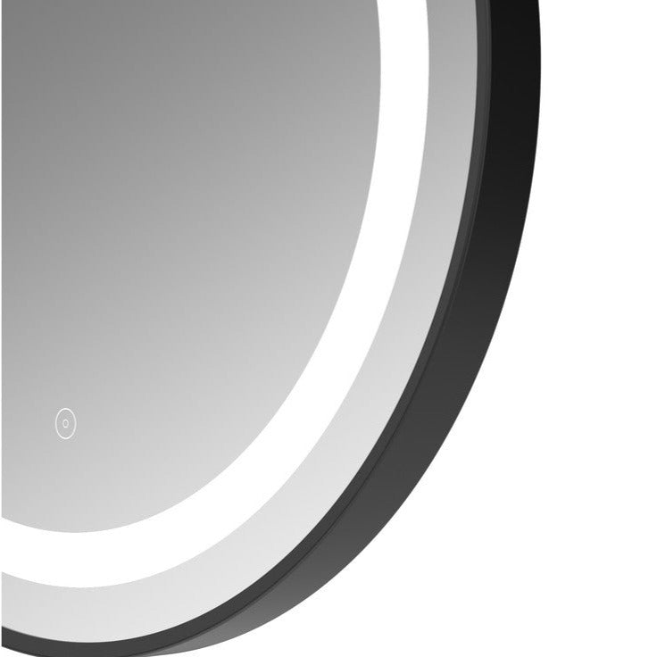 Saar 600mm Round Front-Lit LED Mirror-Mirrors-DIMR0032-