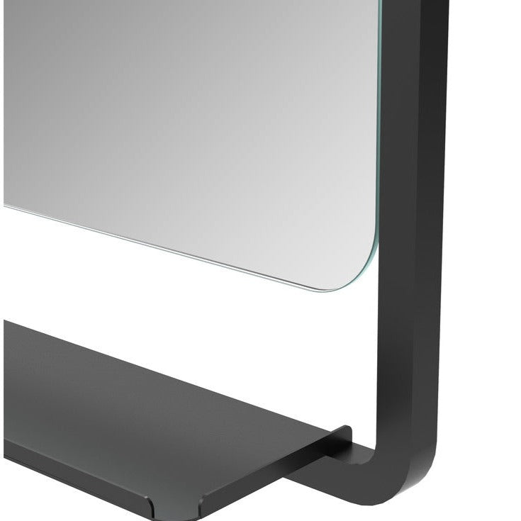 Sana 500mm Rectangle Mirror and Shelf-Mirrors-DIMS0100-