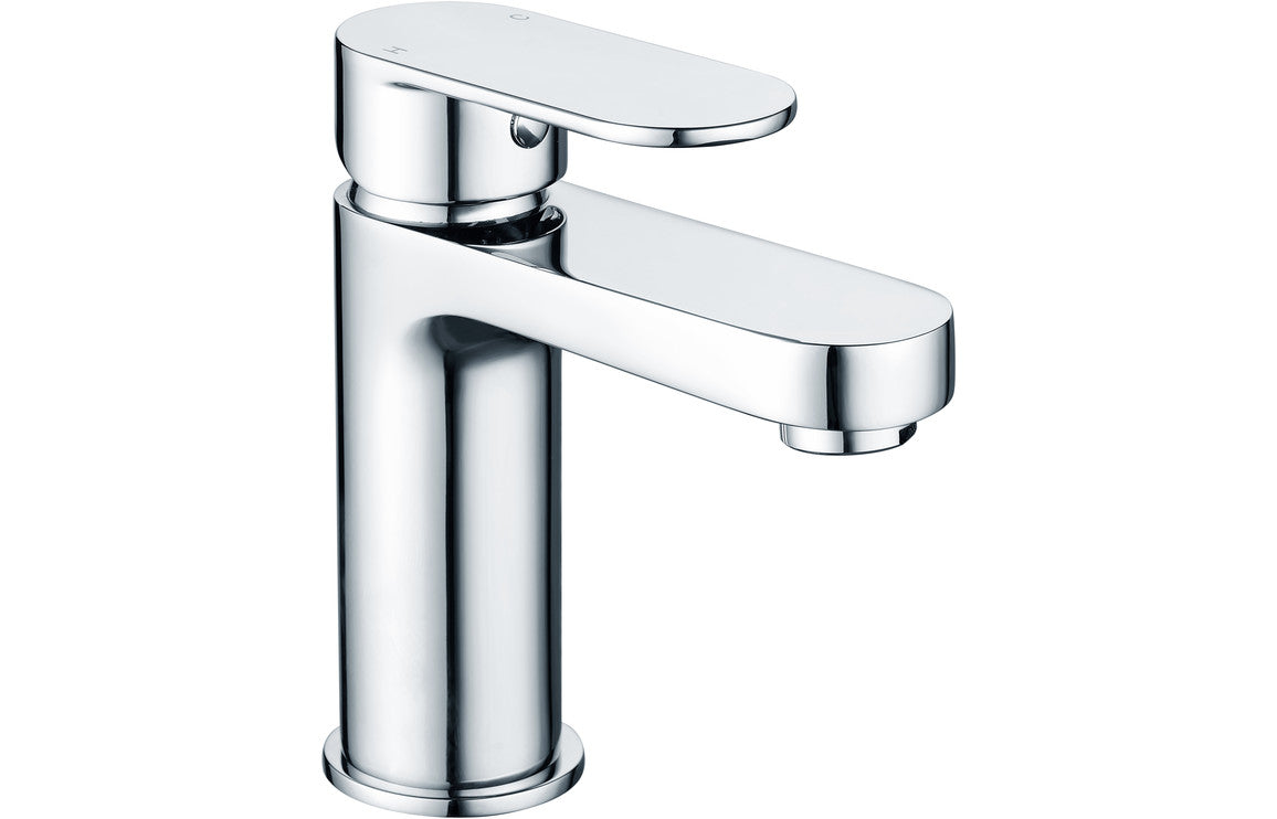 Sassano Basin Mixer & Waste - Chrome-Basin Taps-DITS1314-
