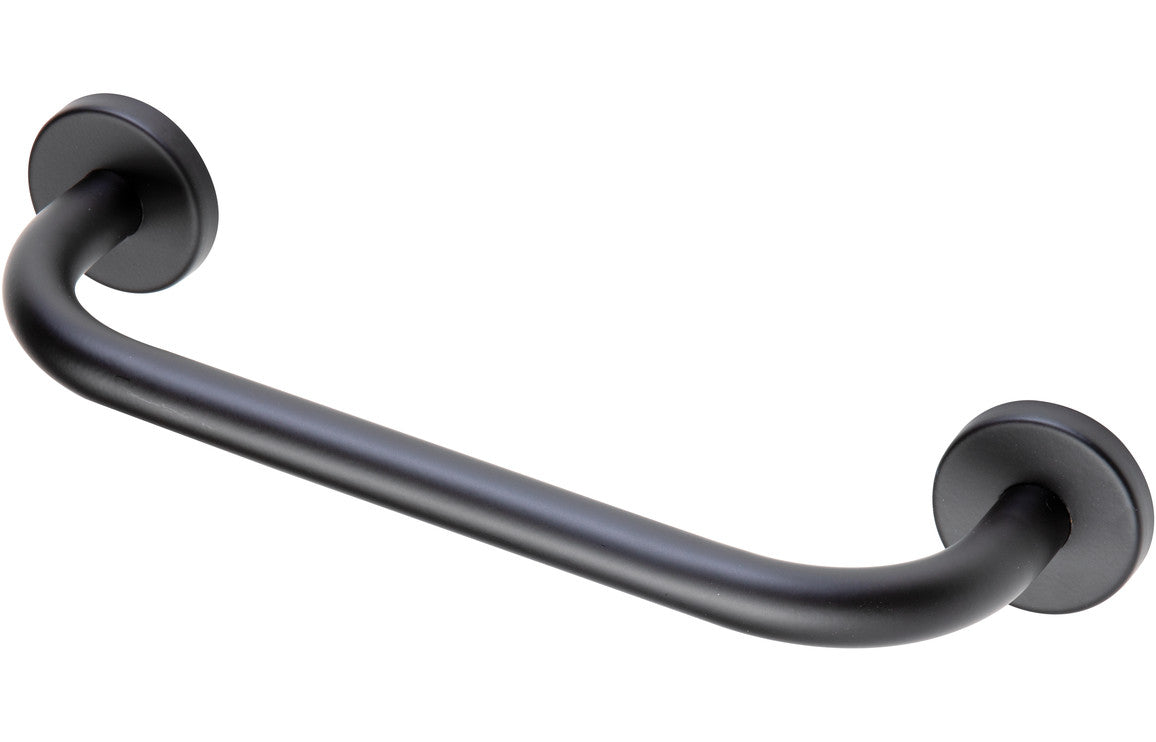 Straight 64cm Grab Rail - Matt Black-Enclosure Accessories-DIAC0198-