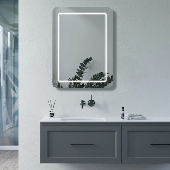 Sunshine Rectangle Front-Lit LED Mirror-Mirrors-DIMS0078-