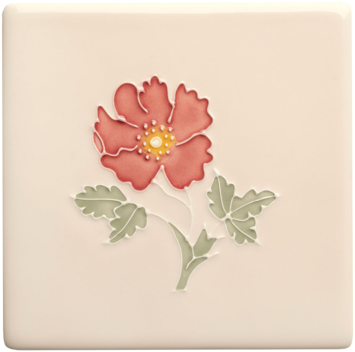 The Winchester Tile Collection Classic Floral Collection-Floral Collection Dog Rose Tubelined-IM-0027637