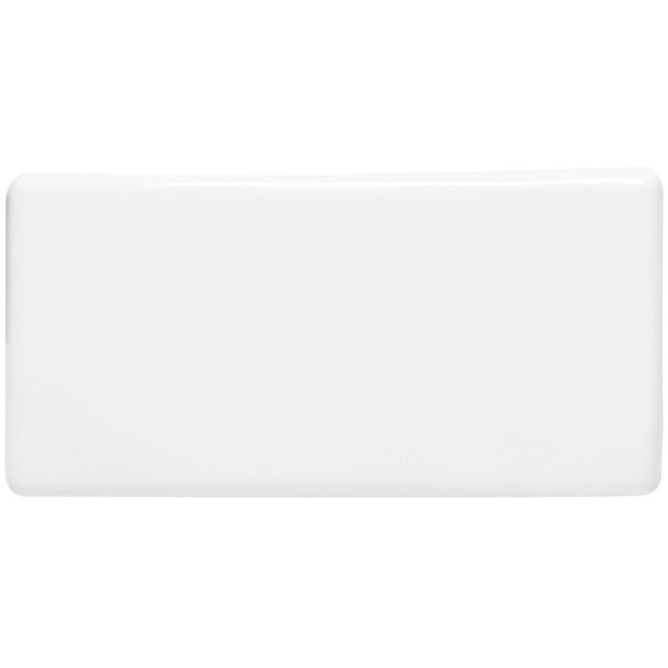 The Winchester Tile Collection Classic Half Tile-Delft White Half Tile-IM-0011907