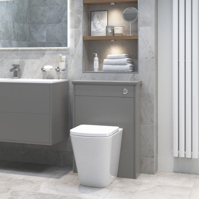 Tilly Rimless Back To Wall Short Projection WC & Soft Close Seat-Toilets-DITP0304-