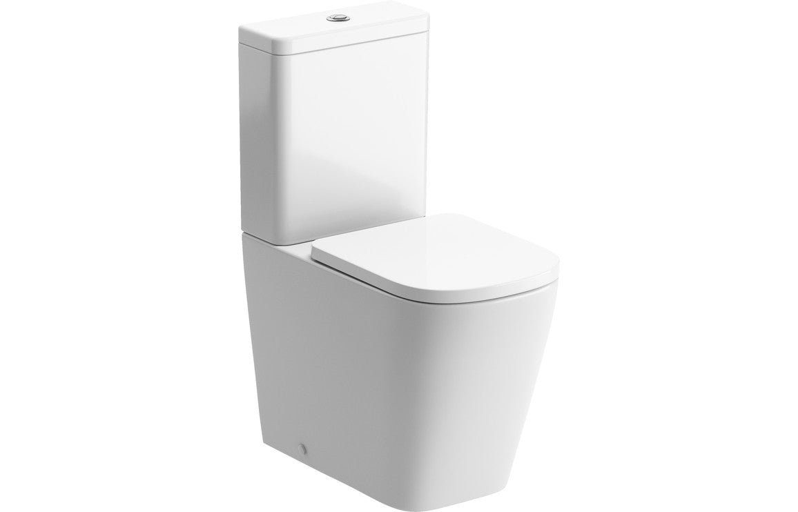 Tilly Rimless Close Coupled Fully Shrouded Short Projection WC-Toilets-DITP0302-
