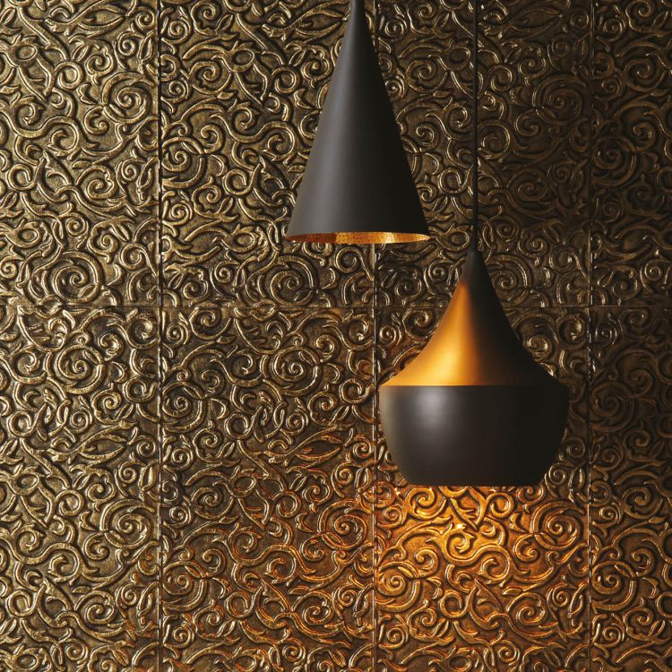 Оriginal Style Glassworks Tutankhamun Decorative Effects Glass Tile 30x60cm