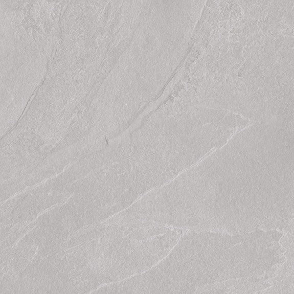 Verbier Grey Stone Effect Porcelain Floor Tile 60x60cm