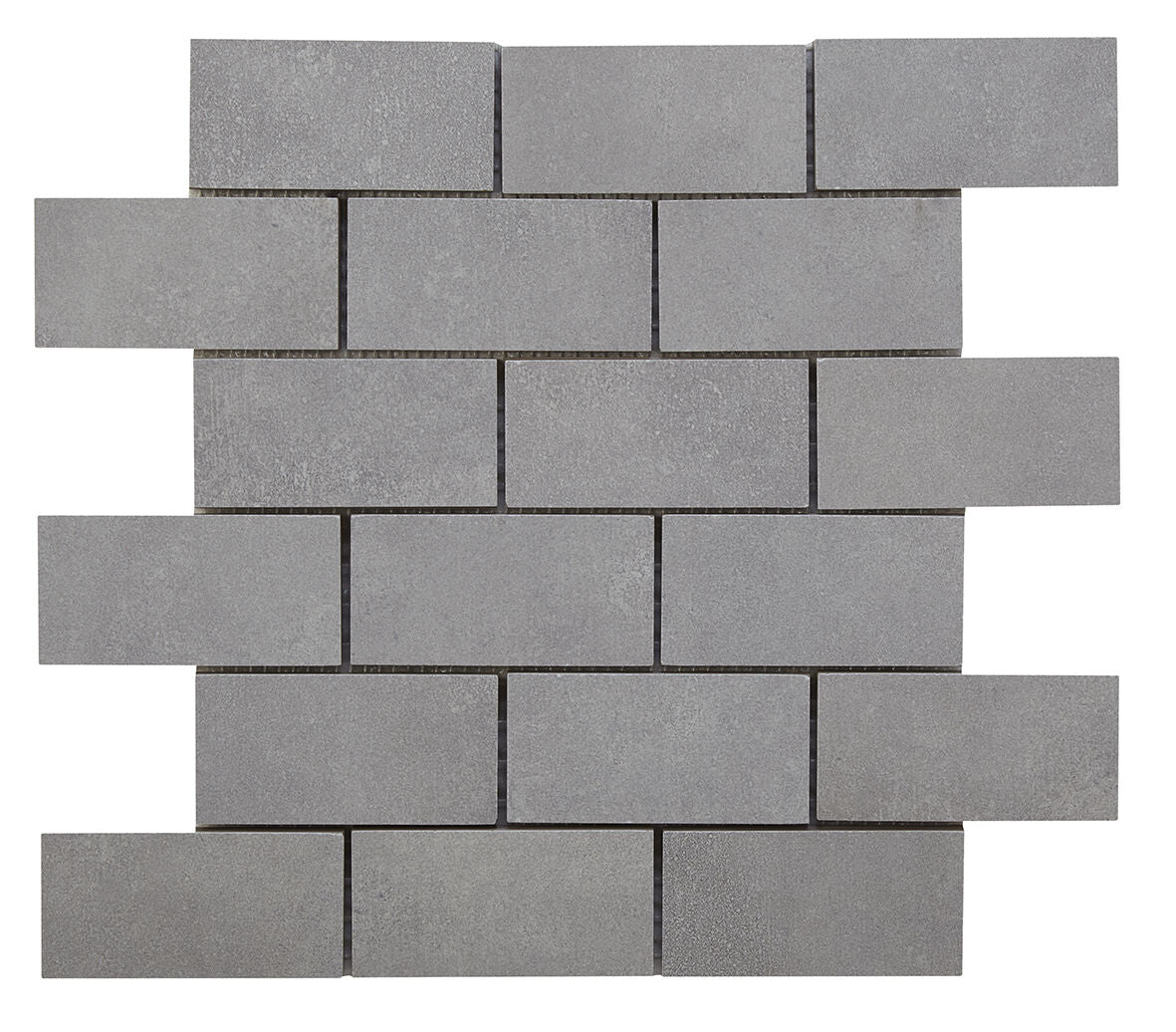 Verona Cemento Light Grey Brick Mosaic 96x47mm