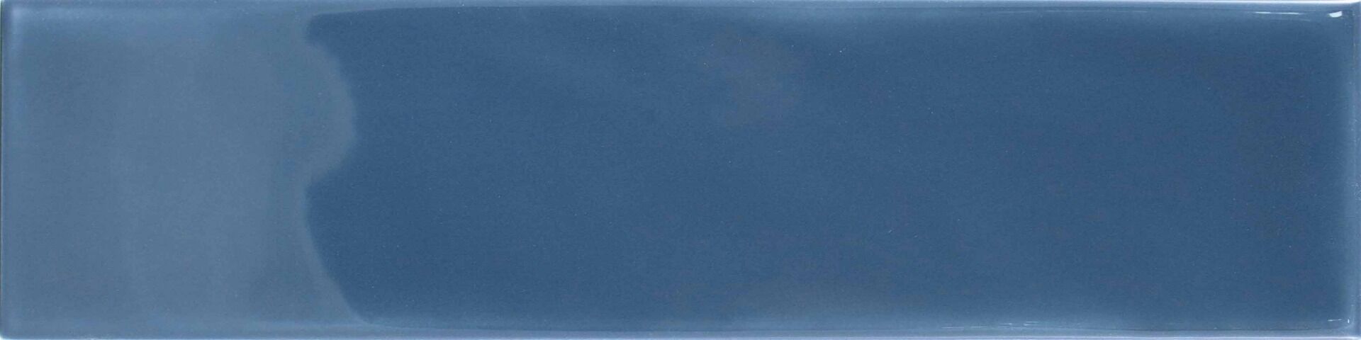 Crafted Gradient Plain Denim Ceramic Wall Tile 7.5x30cm