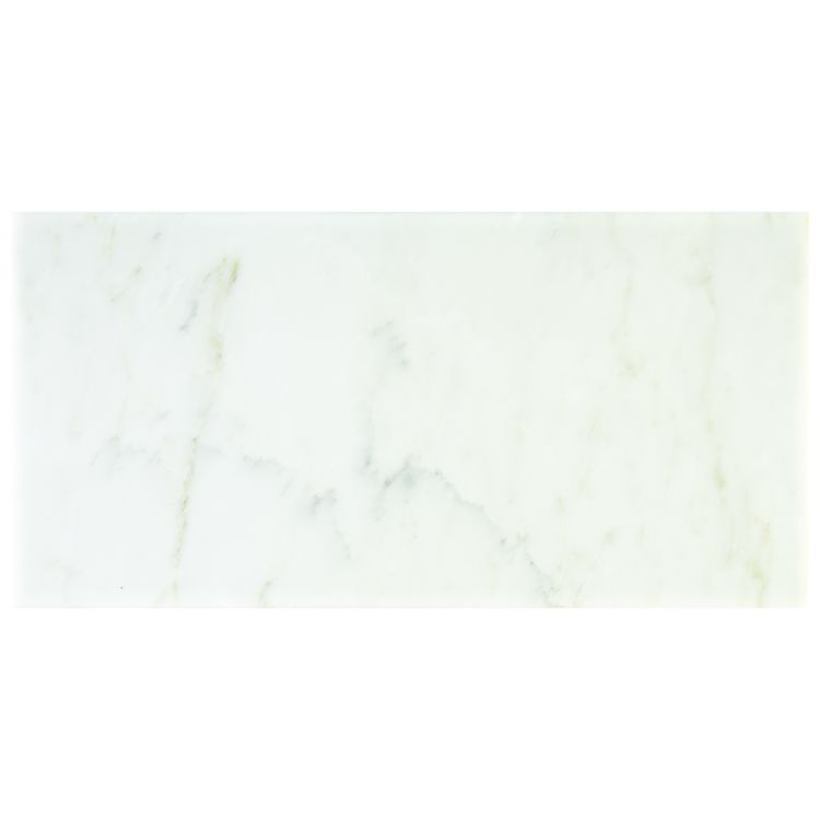 Original Style Earthworks Viano White Polished Marble Tile 30x60cm