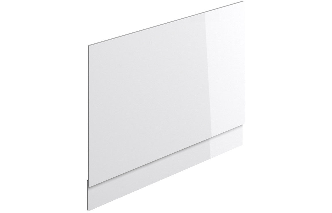 Vista Bath End Panel 700mm White Gloss-Panels-DIBP0256-