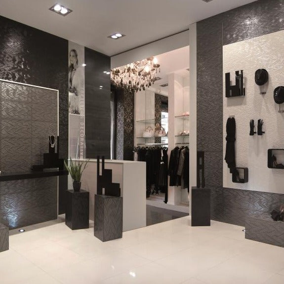 Azteca Smart White Porcelain Tile 60x60cm