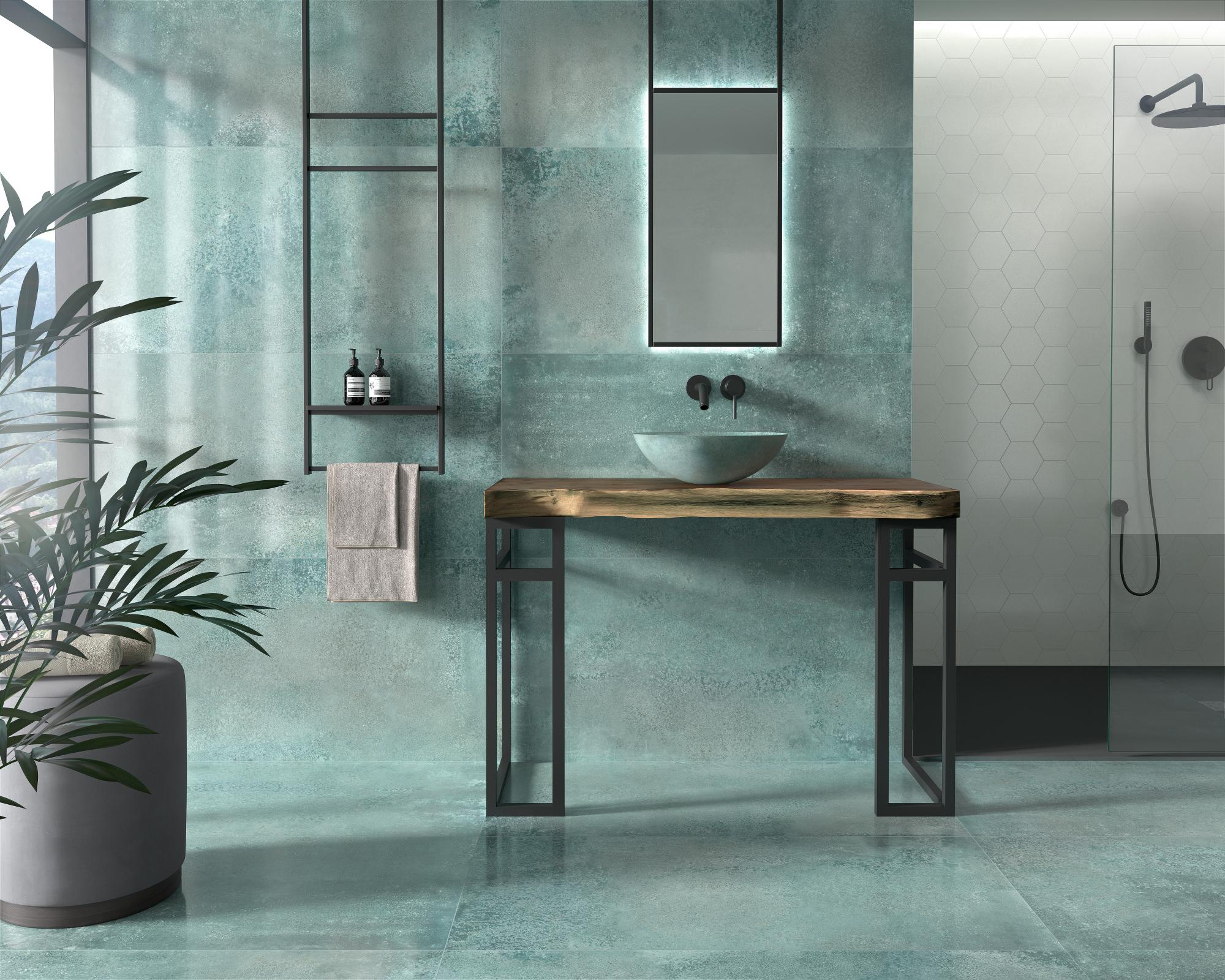 Dune Magnet Hexagon Frozen Wall & Floor Tile 15x17cm