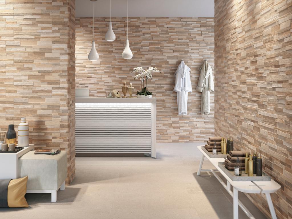 Wall Art Sand Porcelain Cladding 15x61cm