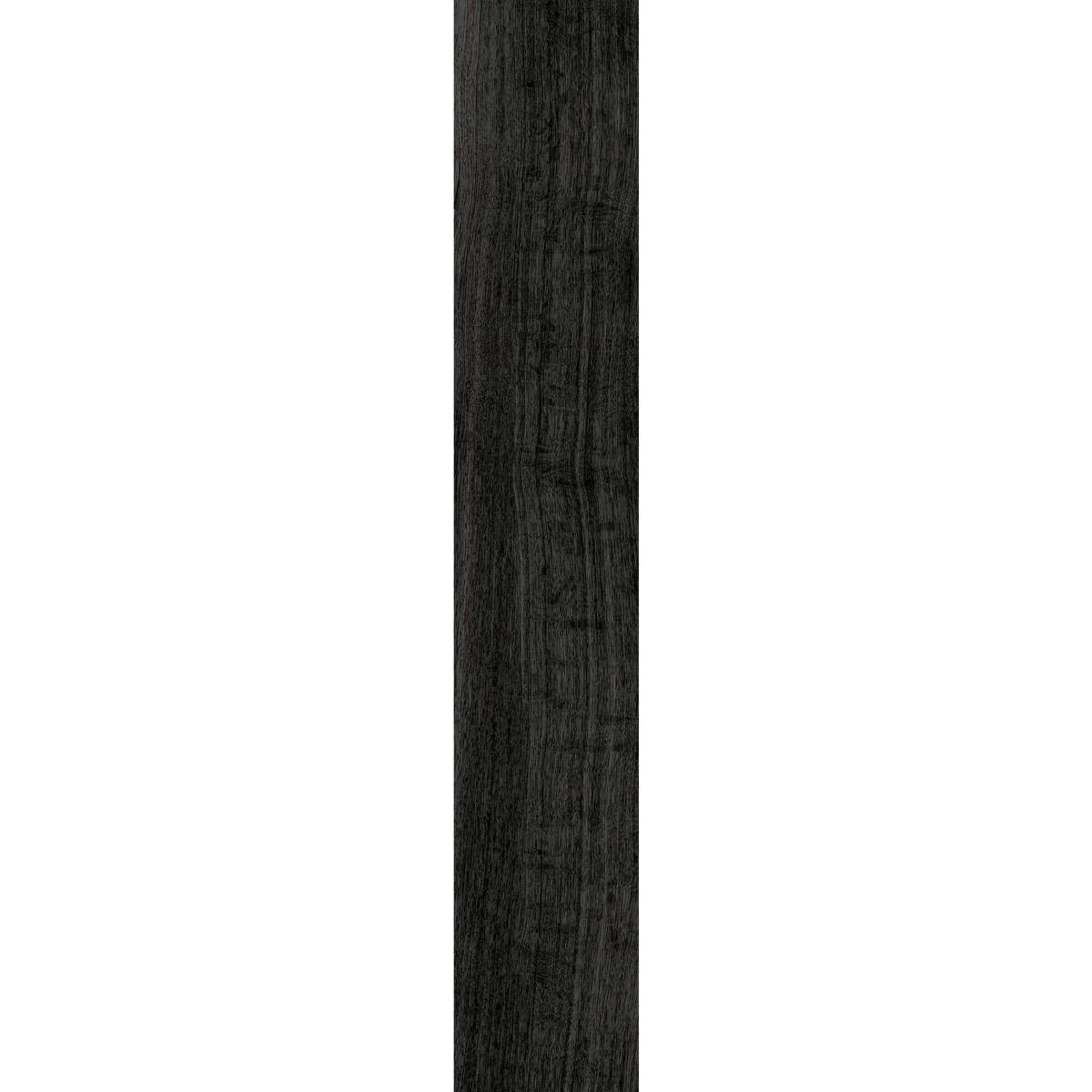 Rondine Living Nero Wood Effect Porcelain Tile 7.5x45cm