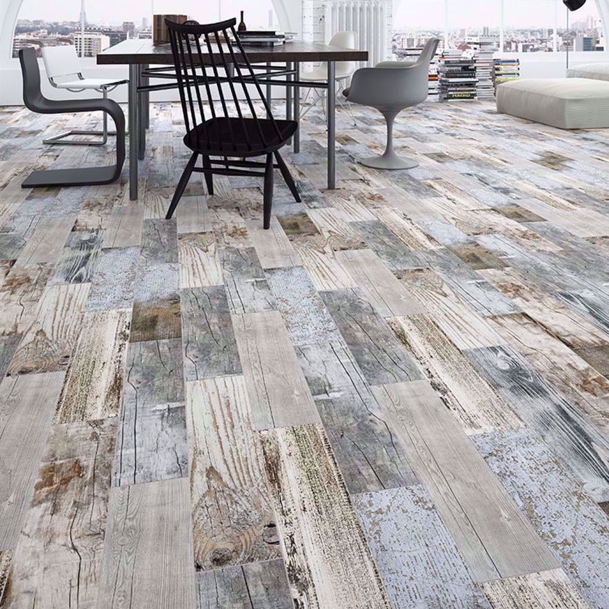 Yurtbay Vintage Blue Wood Effect Floor Tile 15x60cm