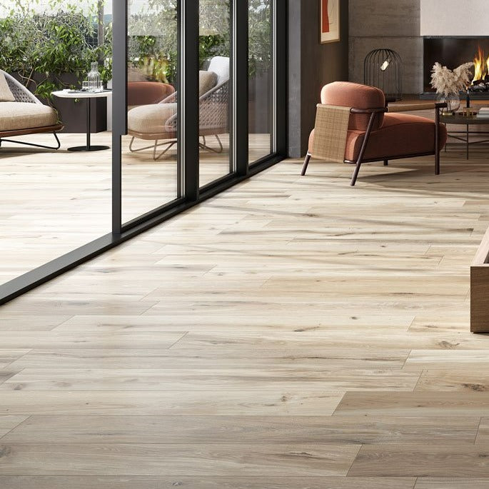 Rondine Timeless Ecru Outdoor Porcelain Slab Tile 40x120cm