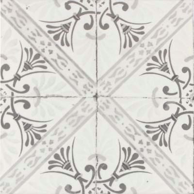 Morocco Grey Pattern Tile 20x20cm