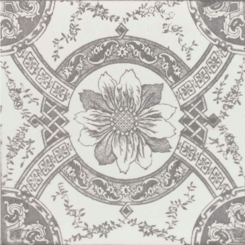Morocco Grey Pattern Tile 20x20cm