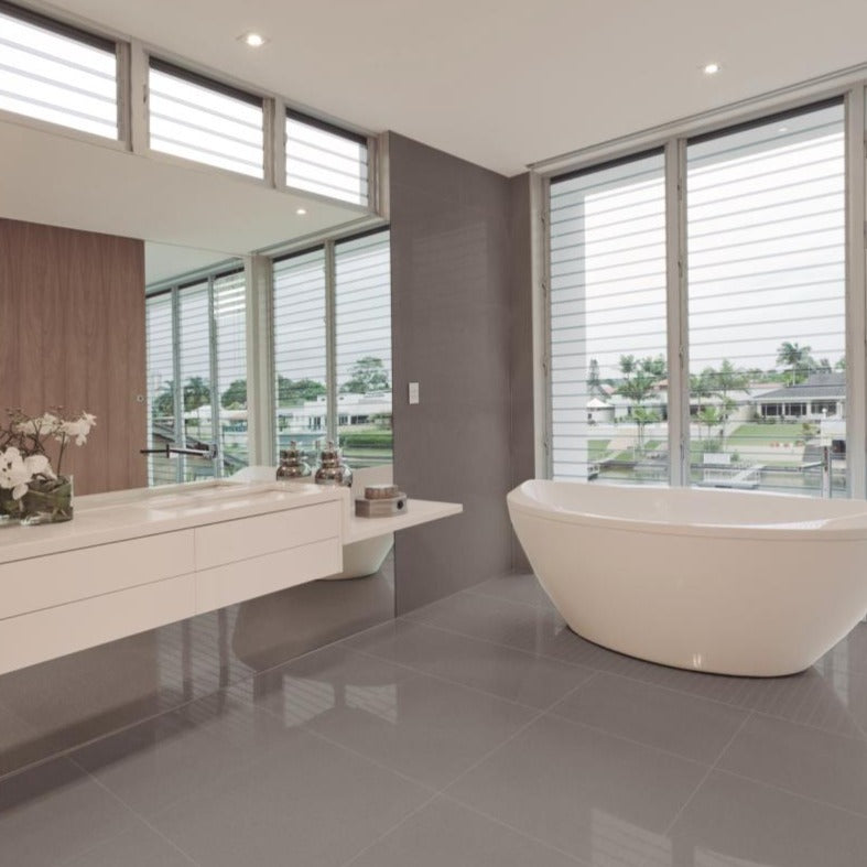 Azteca Smart Grey Porcelain Tile 60x60cm