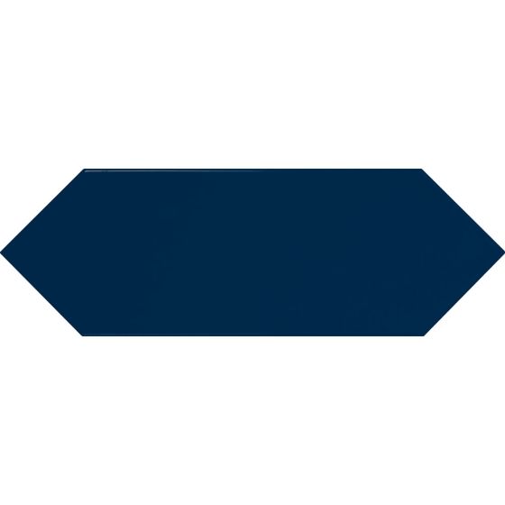 Cast Dark Blue Glazed Ceramic Wall Tile 10x30cm